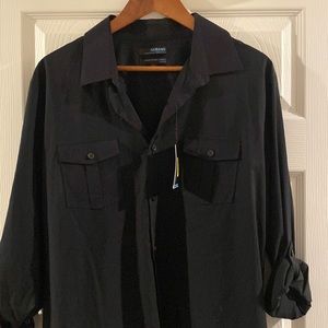 Mens black Murano shirt.